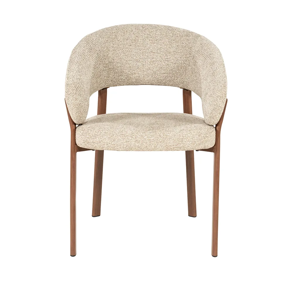 Dining Chair Sedia Brown with armrest
