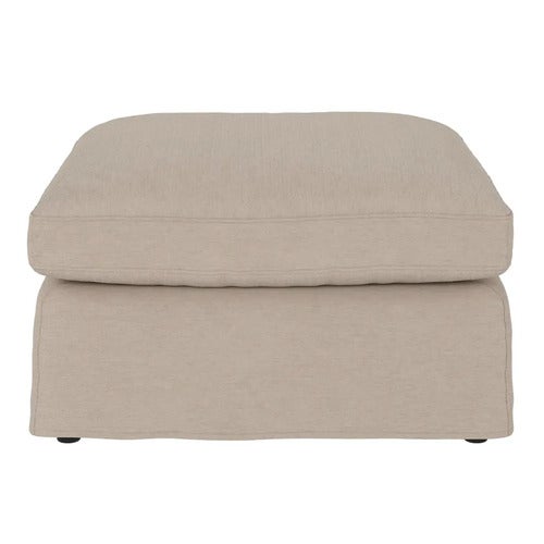 Peyton footstool fabric Ursula beige