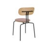 Curious Dining Chair Oak/Black Metal Stone Rose