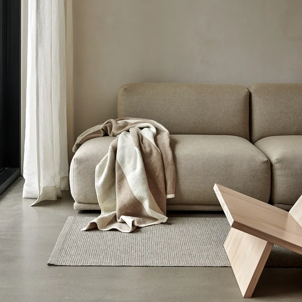 Sam carpet 70 x 150 cm Dark Linen/Linen