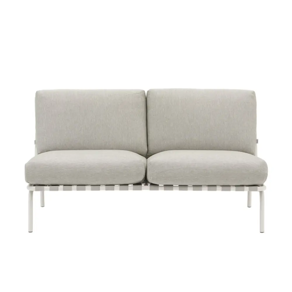 Lounge Sofa Settle 2-seater Laze 1/Grey