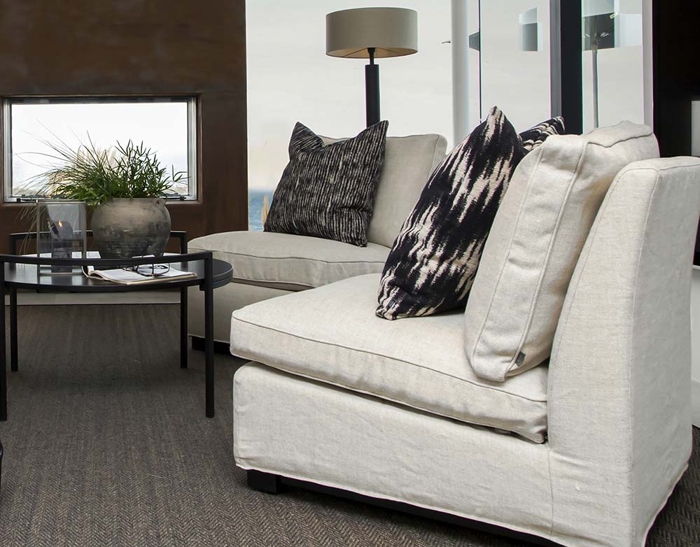 Town Armchair Linen Sand