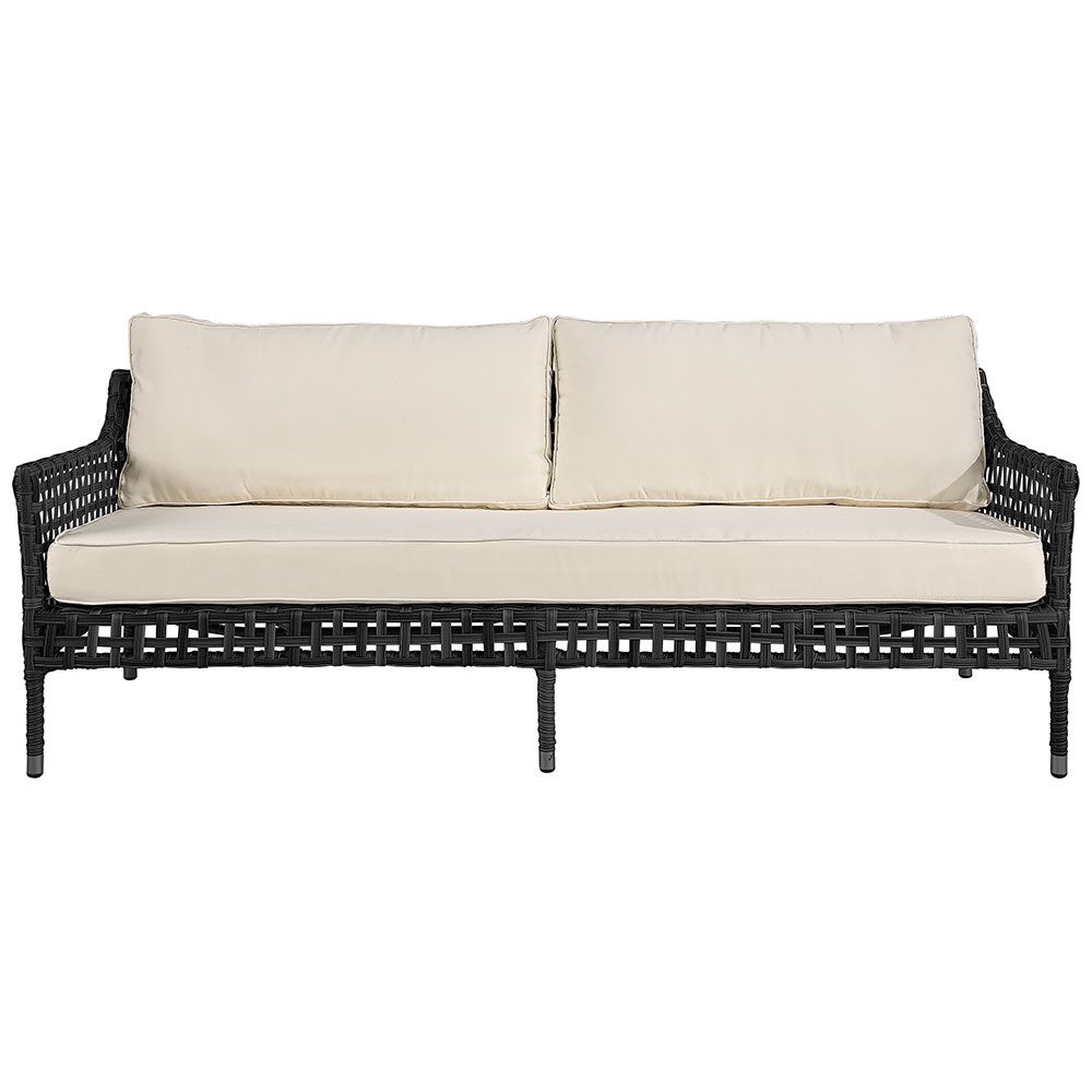 Santa Monica sofa in synthetic rattan