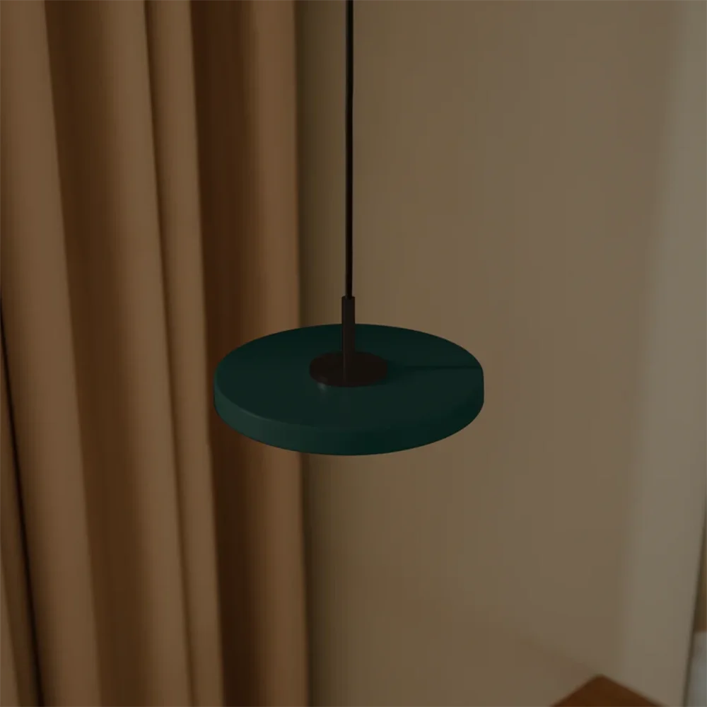 Asteria Micro Lamp Ø15 cm Forest Green/black