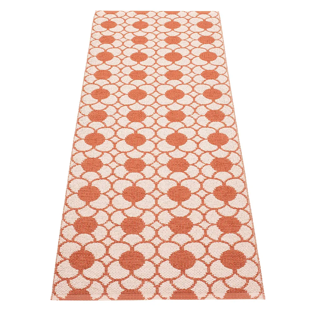 Anya rug Brick/Pearl Pink 70 x 200 cm
