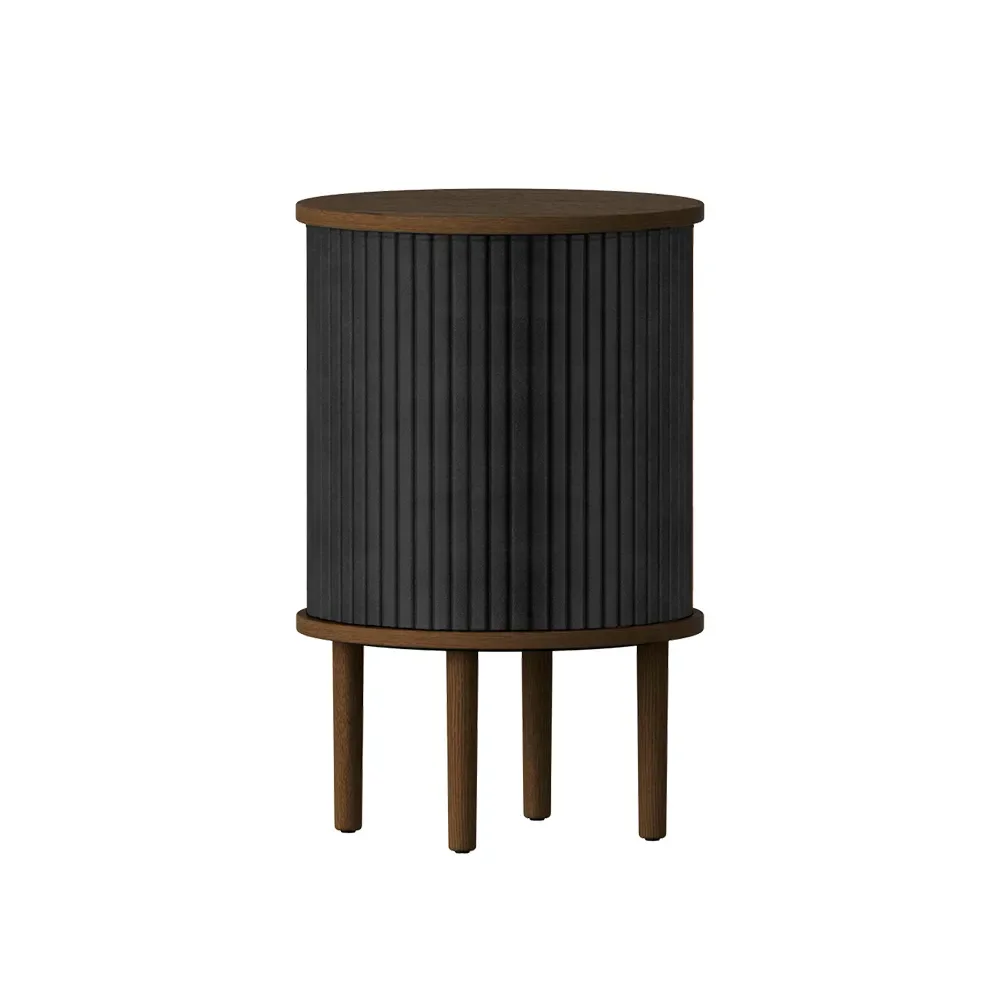 Audacious Side Table Dark Oak/Charcoal
