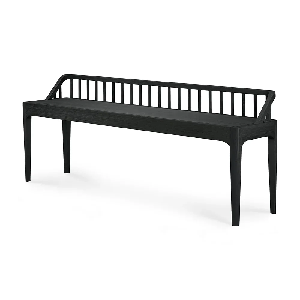 Spindle Bench Oak black