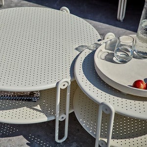 Blixt coffee table 65 cm Pearl White