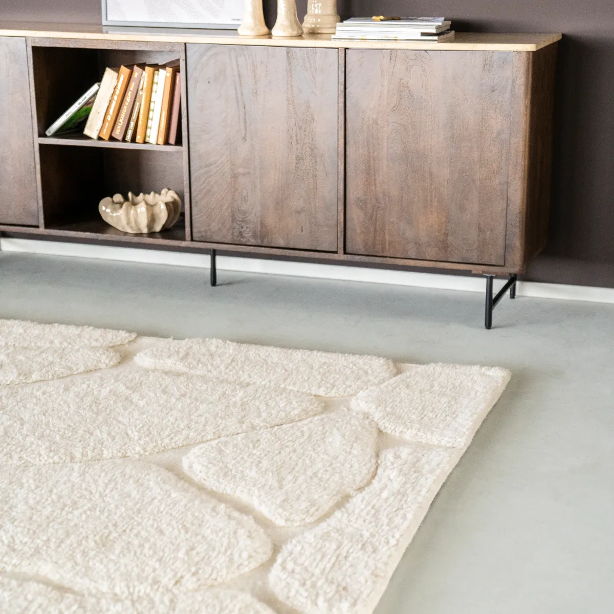 Rug Kala 160x230 cm Off-White