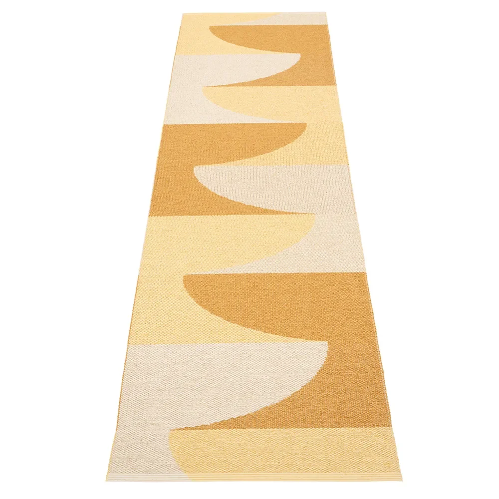 Hill carpet Ochre/Pale yellow/Cream 70 x 270cm