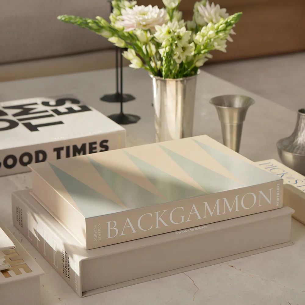 Classic - Art Of Backgammon Mirror Beige/Clear