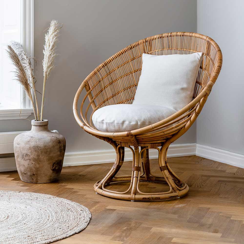 Luna Armchair Natural Rattan