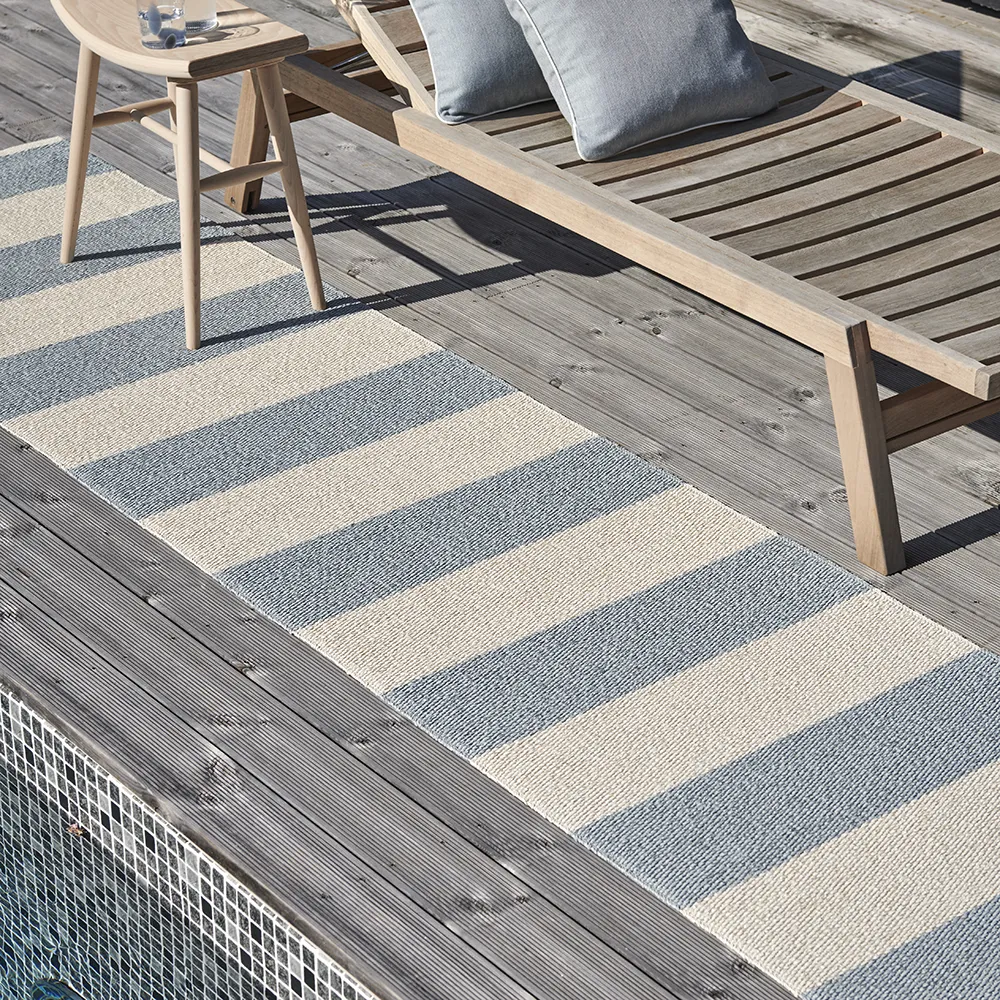 Bob Carpet Blue Fog/Vanilla 70 x 150 cm