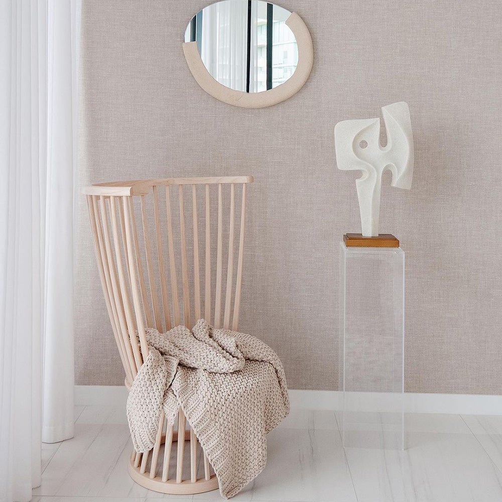 Fan Lounge Chair Natural