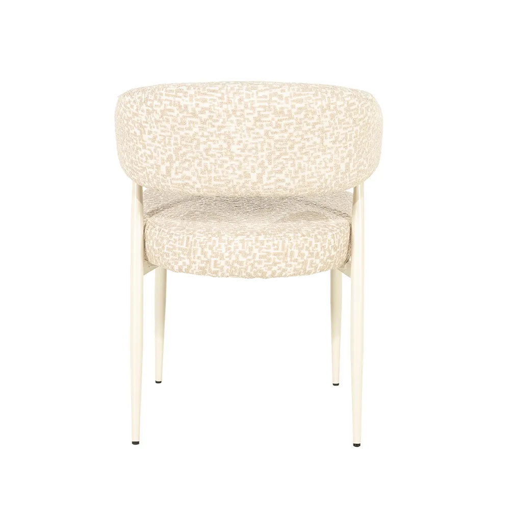 Dining Chair Miso Taupe with armrest