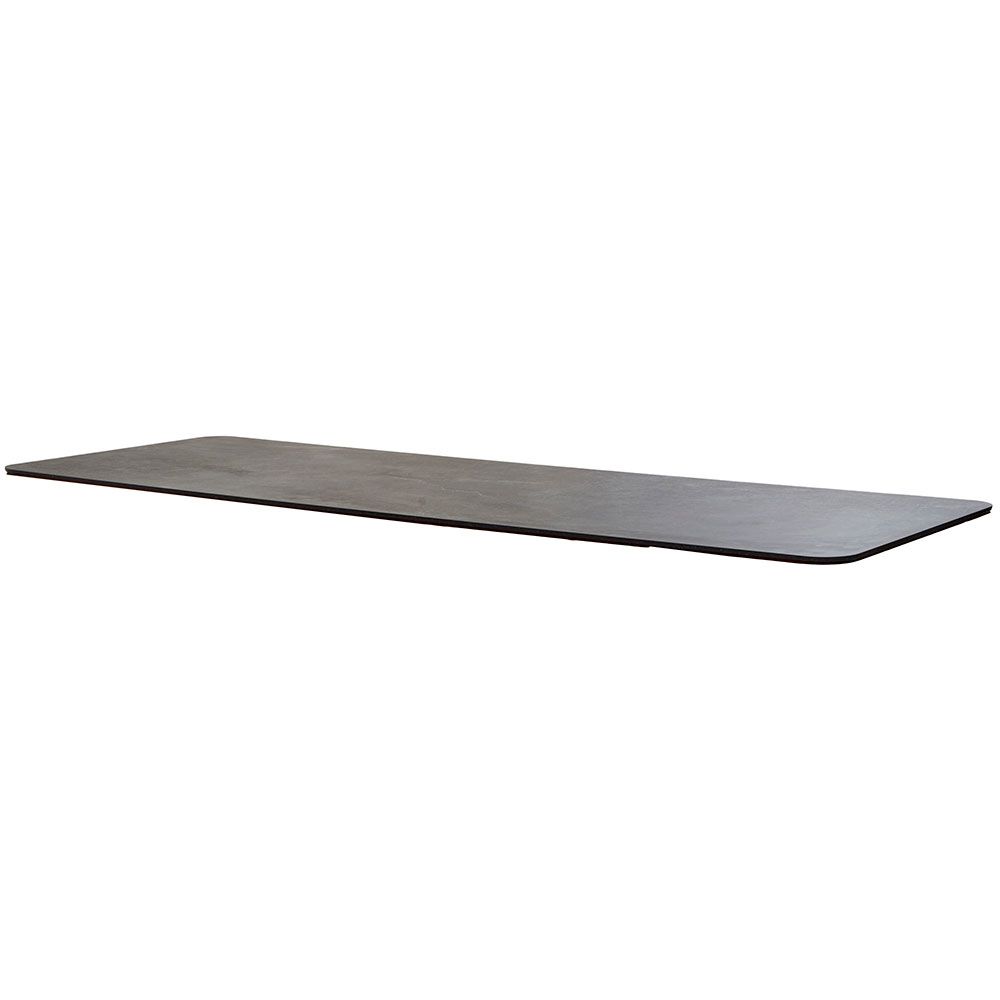 Table top 280X100 Cm Fossil Black