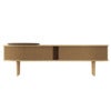 Audacious TV stand Oak/Sugar Brown