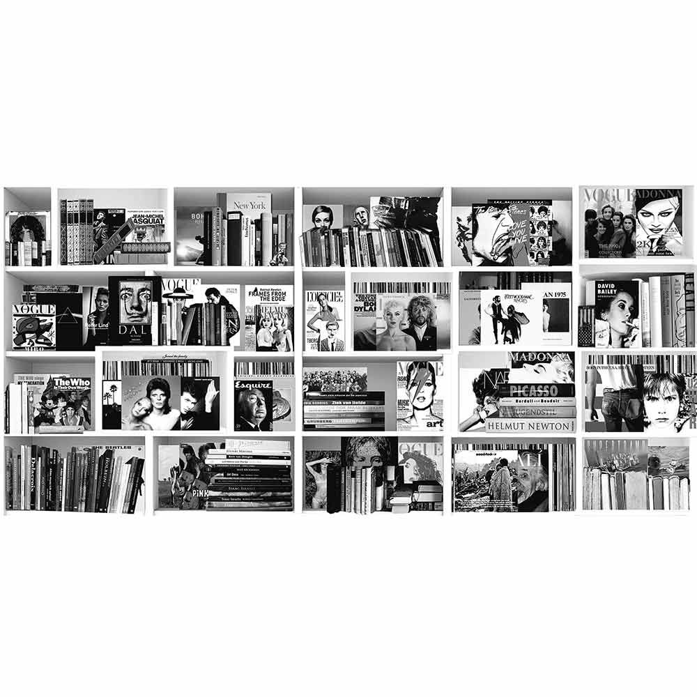 Wall decoration Music Books 200X100 Cm