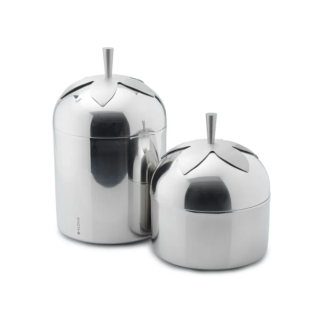 Blad Coffee and Tea Jar Steel Small
