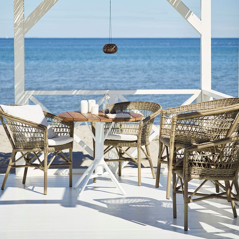 Emma chair antique outdoor rattan
