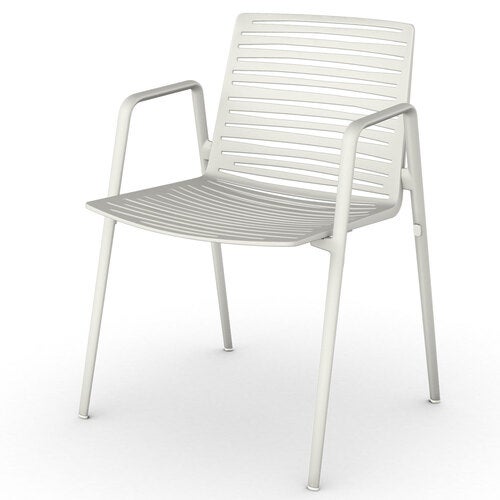 Zebra armchair White
