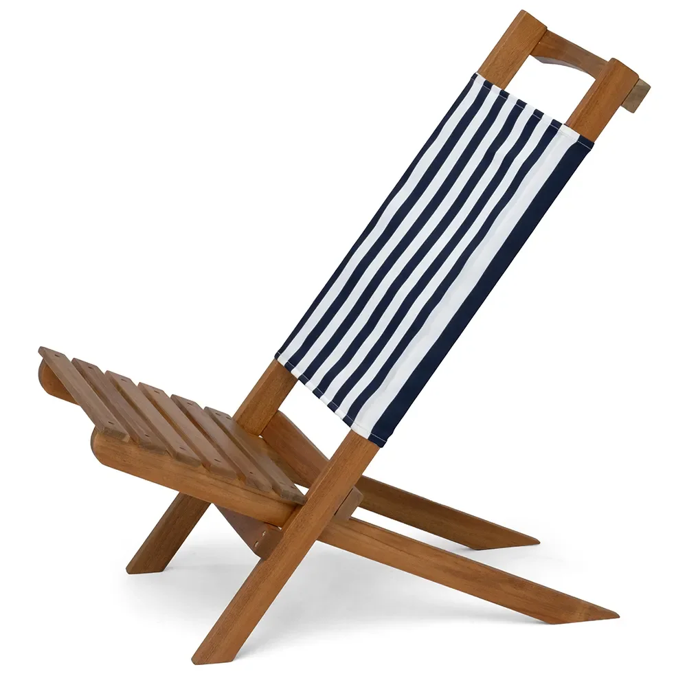 Mölle Sun lounger Blue/White