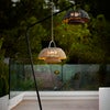 Illusion lamp w/suspension Taupe, Soft Rope
