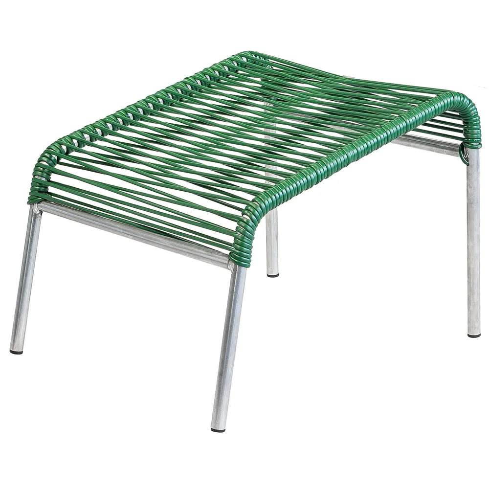 Mya footstool dark green