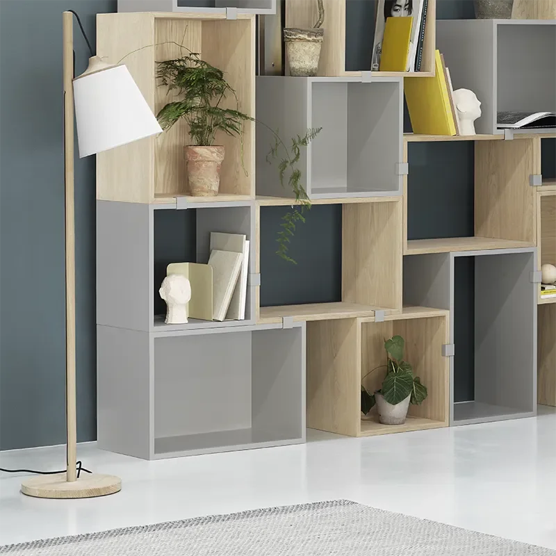 Pull Floor Lamp - Oak/White