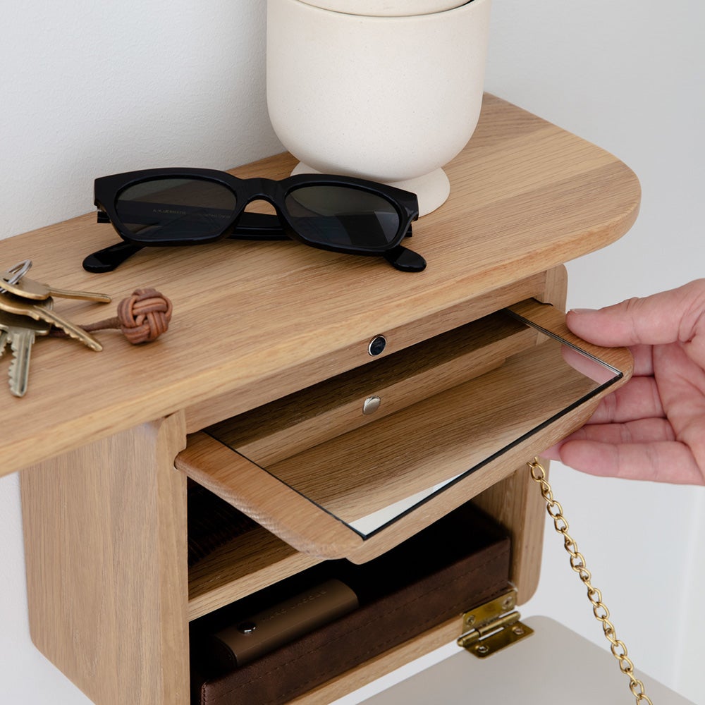 One More Look Mirror Solid Oak/Oak