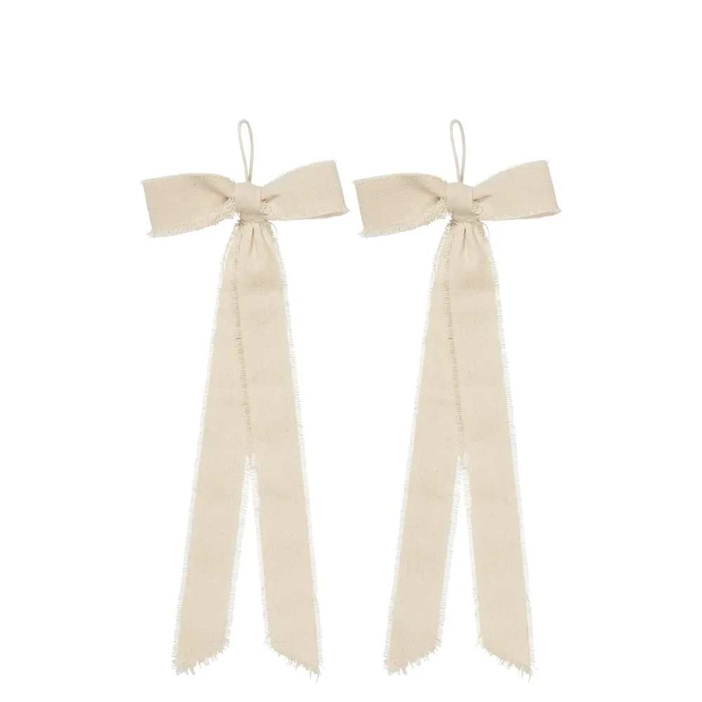Handmade Christmas Decorations Bow 2 pcs