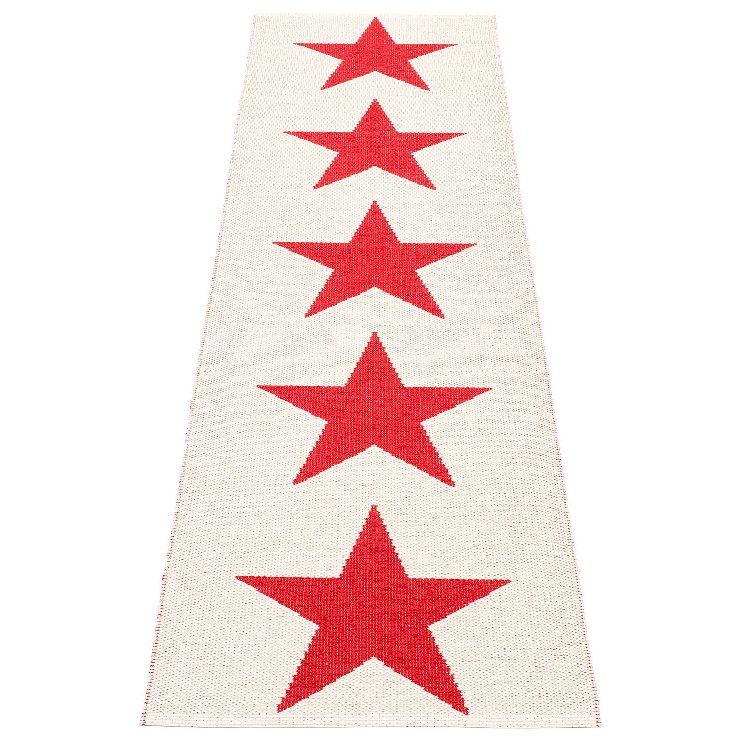 Viggo Carpet 70x250 cm one red / vanilla