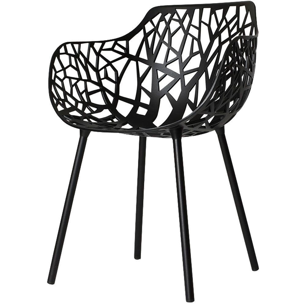 Forest armchair Black