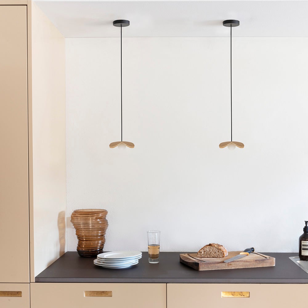 Forget Me Not Lampshade Ø19 cm oak