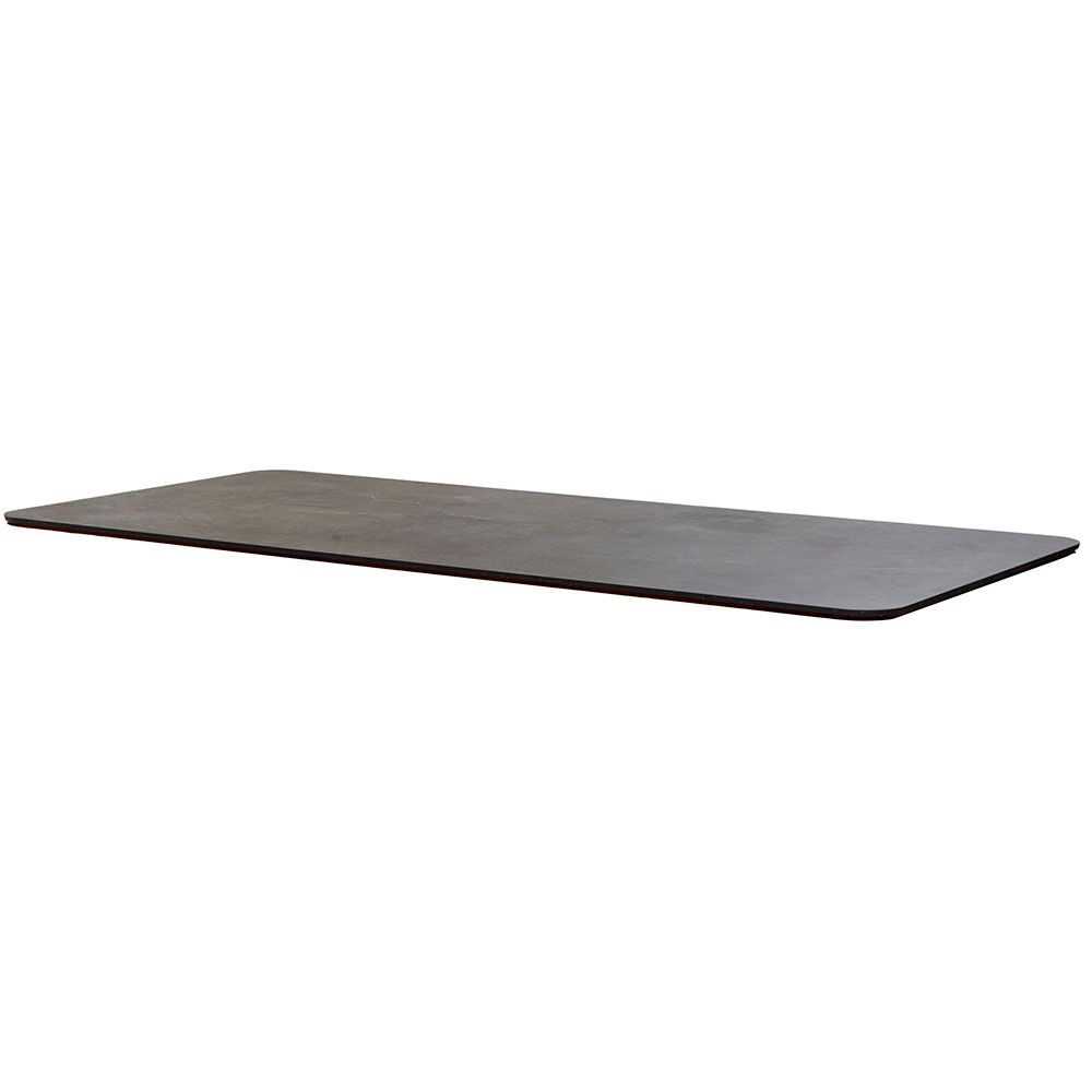 Table top 210X100 Cm Fosil Black