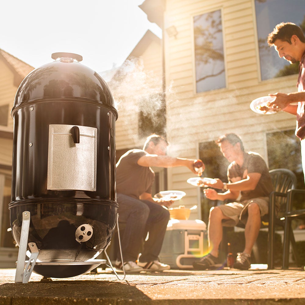 Smokey mountain cooker 47 cm black cast iron