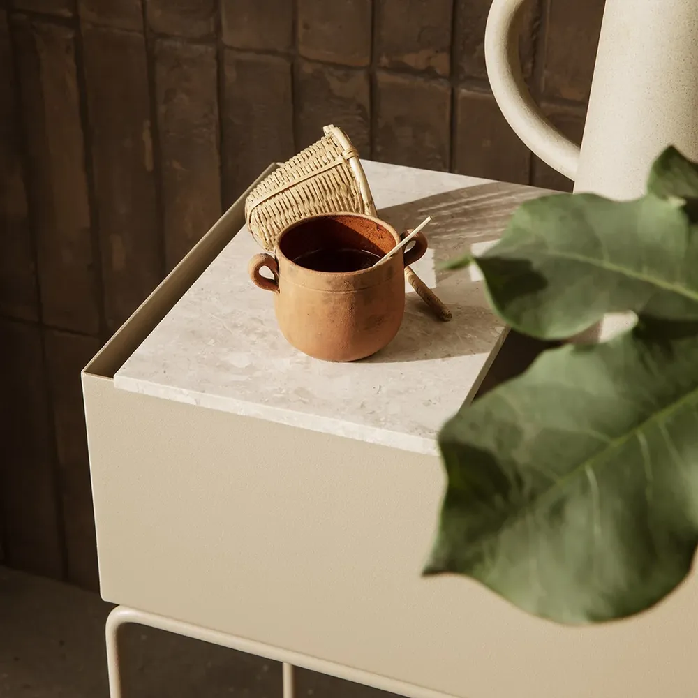 Tray for Plant Box - Marble - Beige