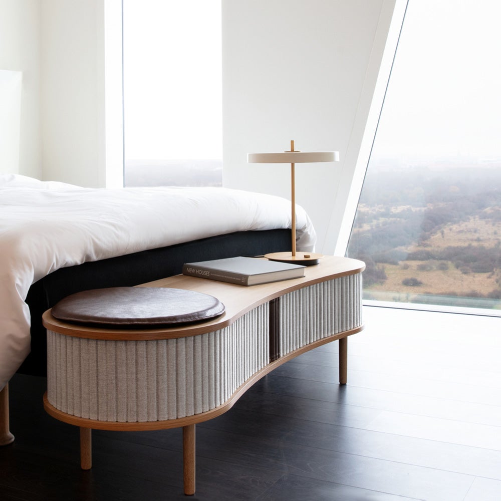 Audacious TV stand Oak/Sterling