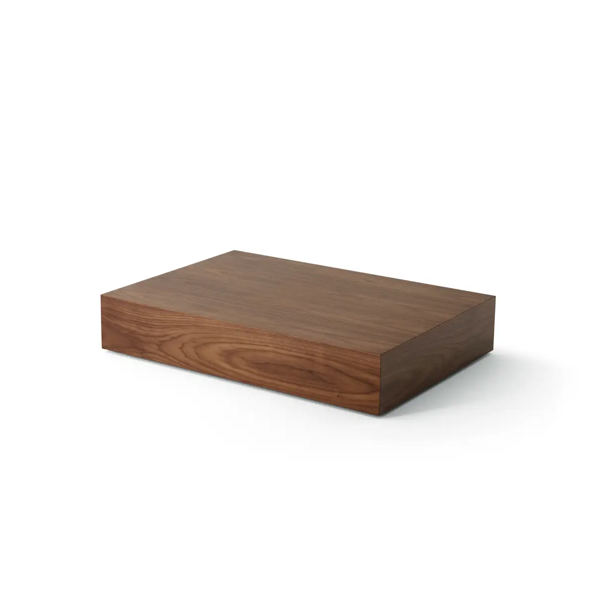 Mass Coffee Table Wide Walnut