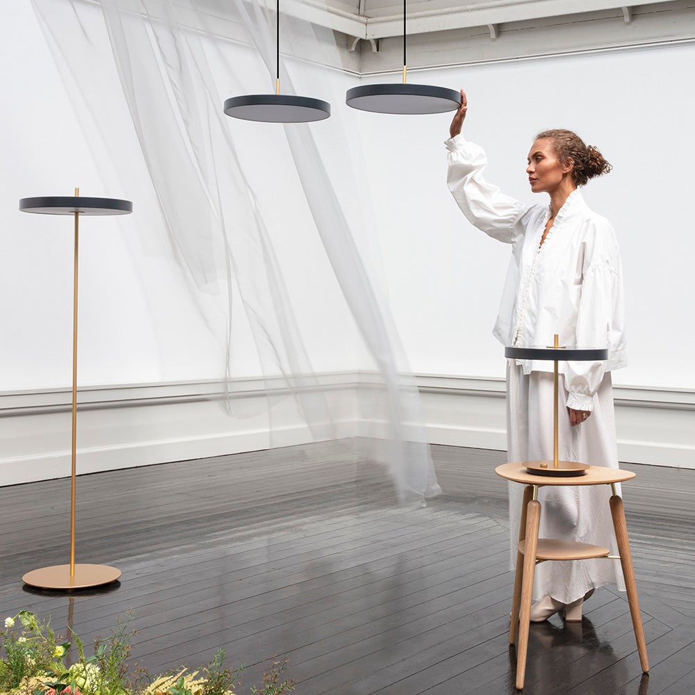 Asteria Pendant lamp Medium Ø43 cm Anthracite Grey