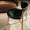 Herman Lounge Chair Envy Leather - Oak/Black