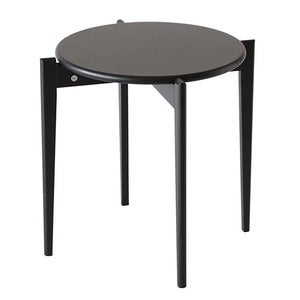 Tilia Side Table Ø51 cm Black Stained Oak