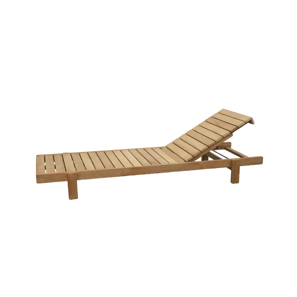 Vista sunbed stackable Teak