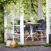 Sofie Rattan Chair Grey