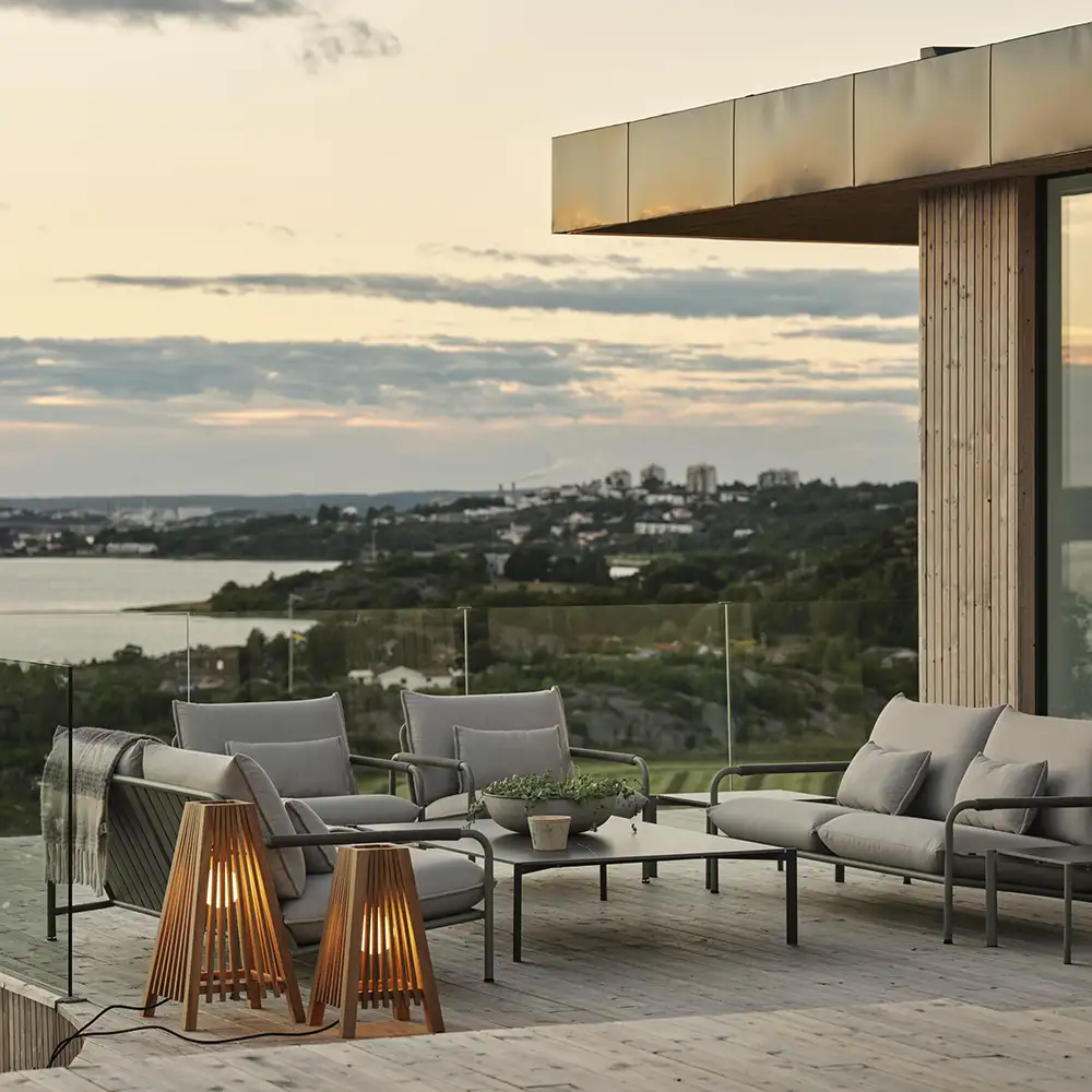 Lerberget armchair green / ash