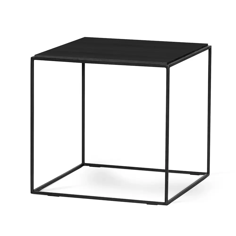 Lime Coffee table 50x50 cm black