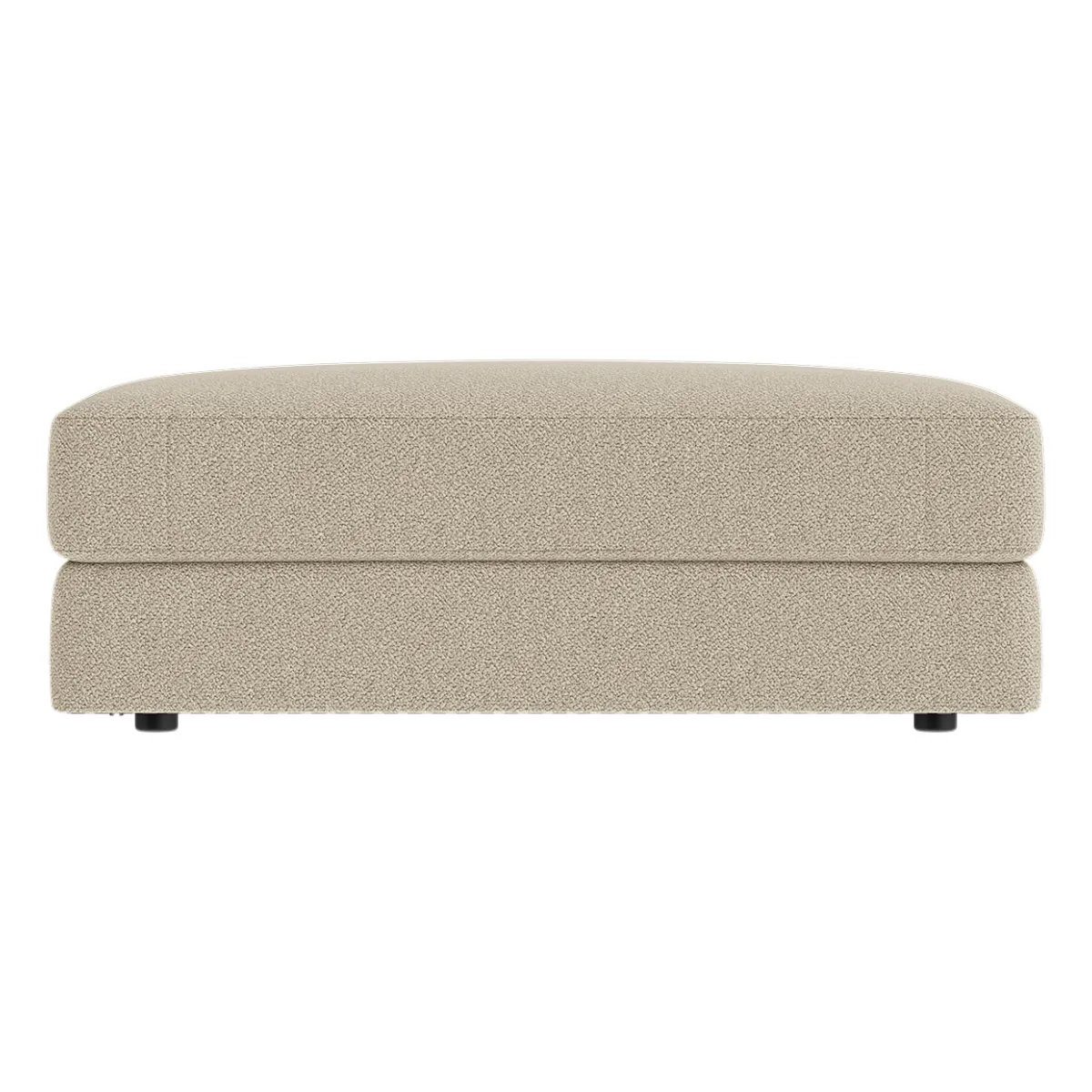 Reno footstool 112x55 cm Rhyme beige