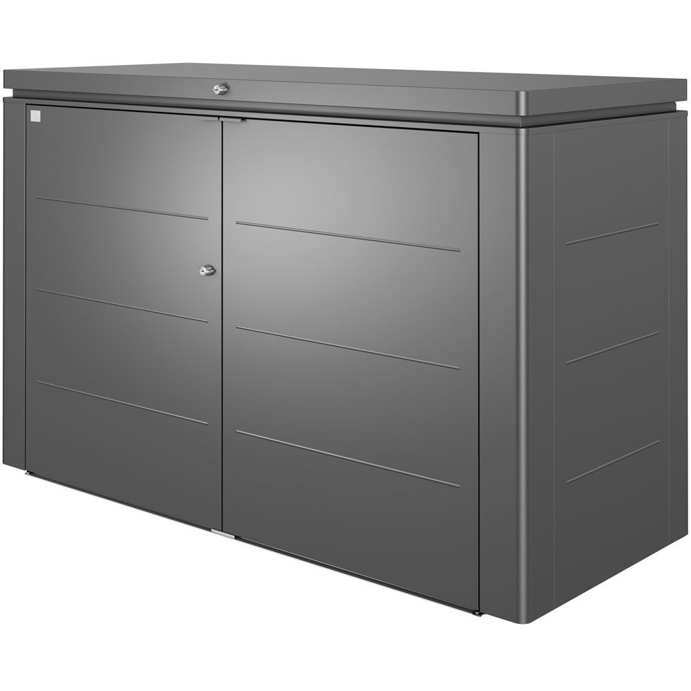 Highboard storage box 200cm dark grey Biohort