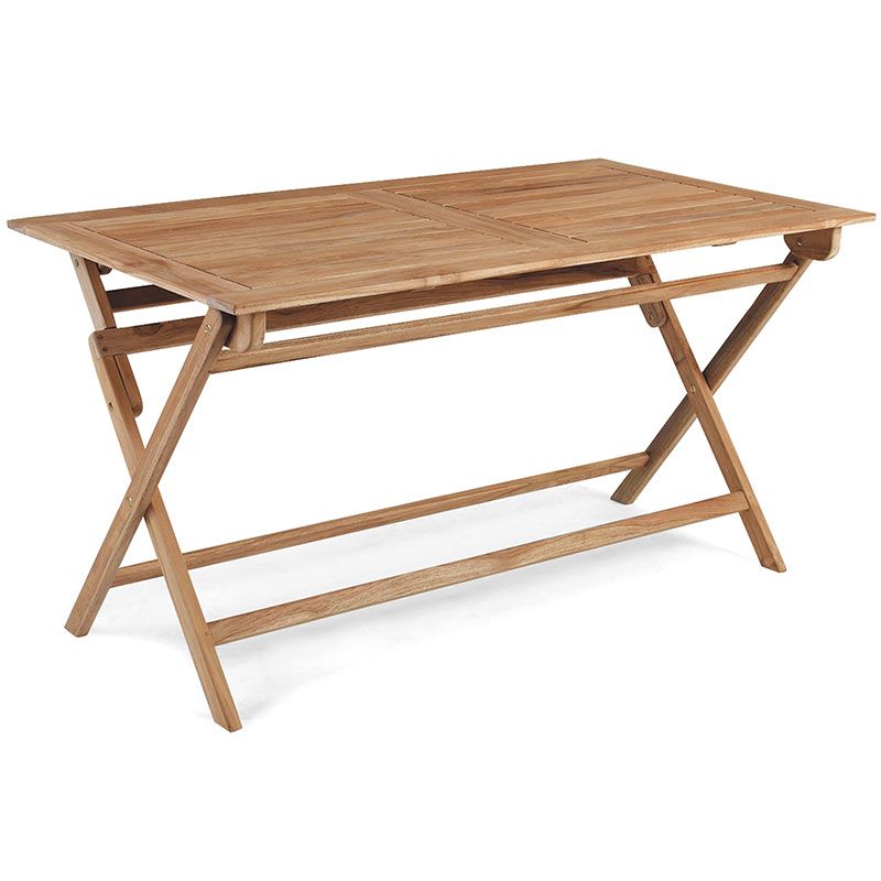 Turin dining table 80x140 cm natural teak