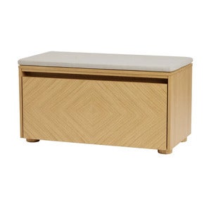 Storage Bench Hideaway Grid – White Sands